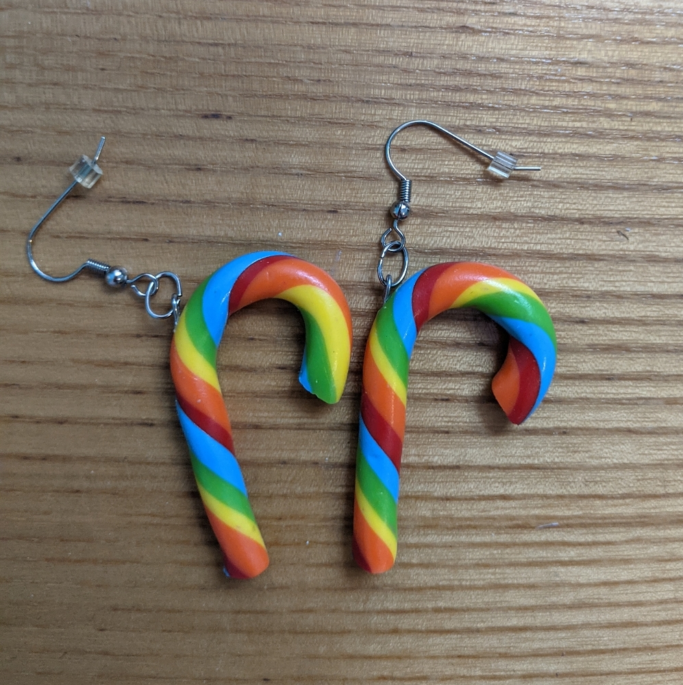 Candy Cane Earrings